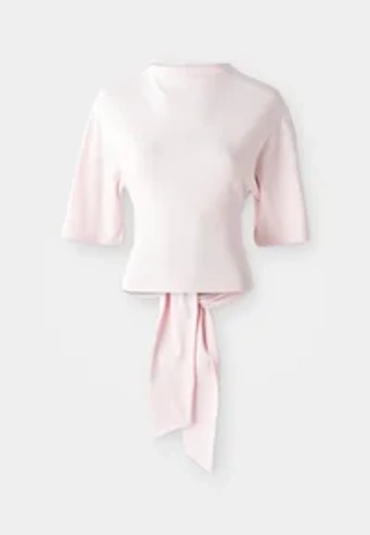 TIE BACK TEE - T-shirt basic - pink