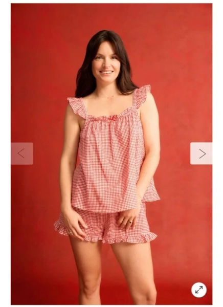 Adult Babydoll Pj Set Family Christmas