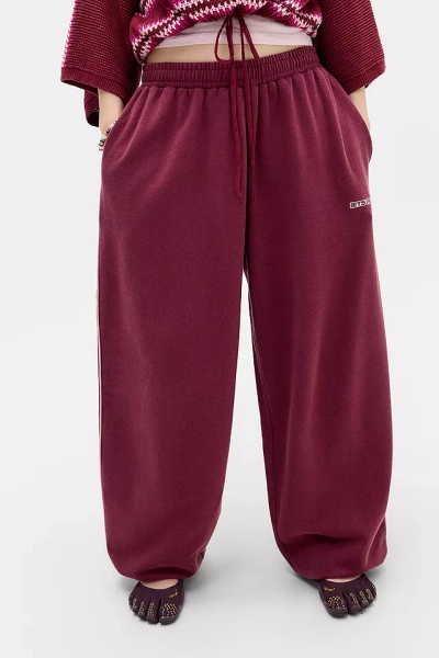 iets frans... Burgundy Harri Baggy Joggers
