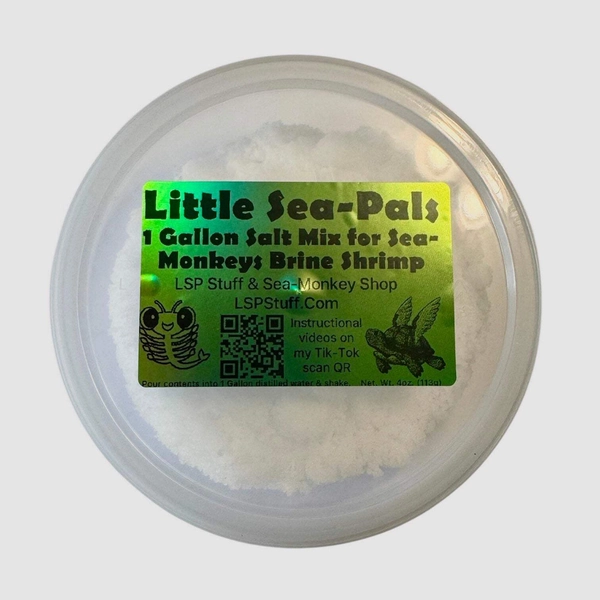 LSP 1 Gallon Salt Mix - Little Sea-Pals - For Use with Sea-Monkey, Aqua-Dragons,