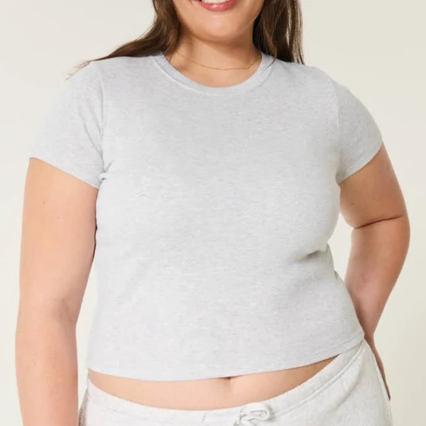 Women's Hollister short sleeve Crew Baby neck T-shirt