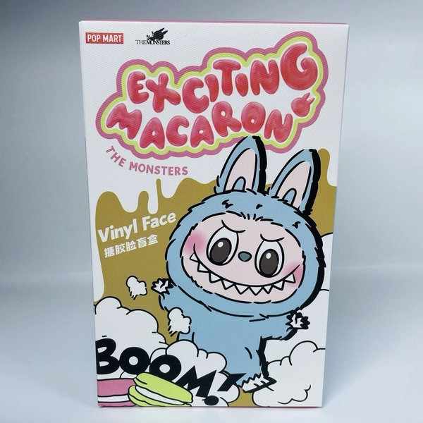 USA Authentic Labubu The Monsters Exciting Macaron Blind Box QR Code