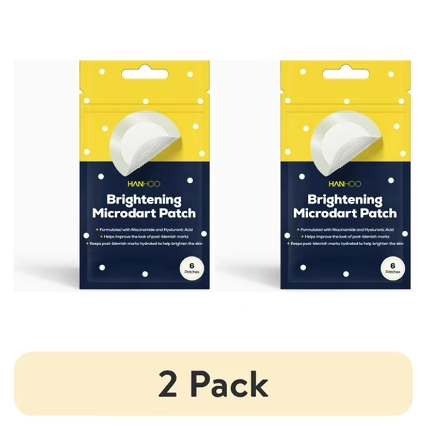 (2 pack) Hanhoo 2% Niacinamide Clear Brightening Patch, Face Treatment, 6 Ct.
