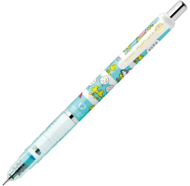 DelGuard Mechanical Pencils Snoopy Woodstock Green 0.3mm