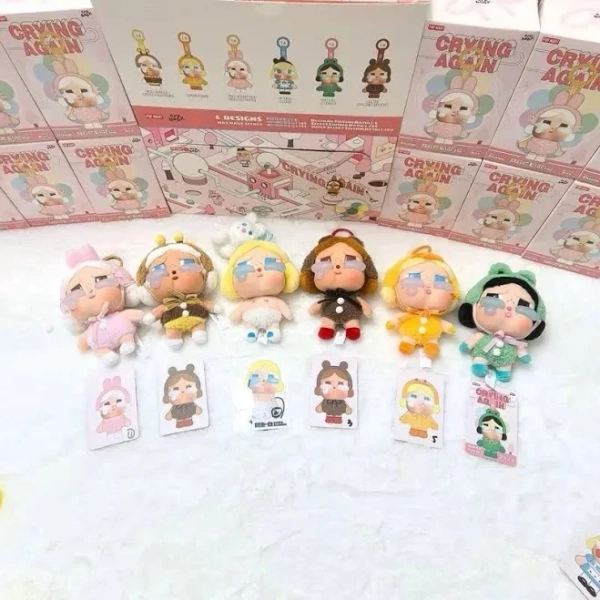 Cry Baby Vinyl Face Plush Blind Box Crying Again Series Doll Toy Mystery Bag