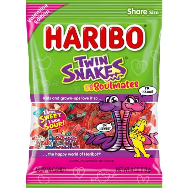 Hairbo Twinsnakes Soulmates Valentine Candy - 4oz
