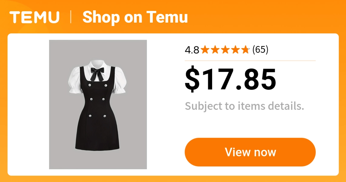 a two in one jumpsuit dress featuring double row   - Temu