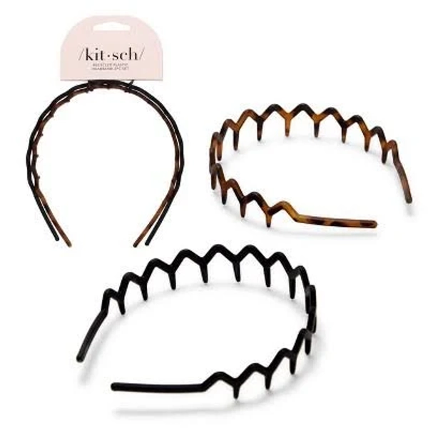 Kitsch Rabs Zig Zag Recycled Plastic Headband 2-Pack