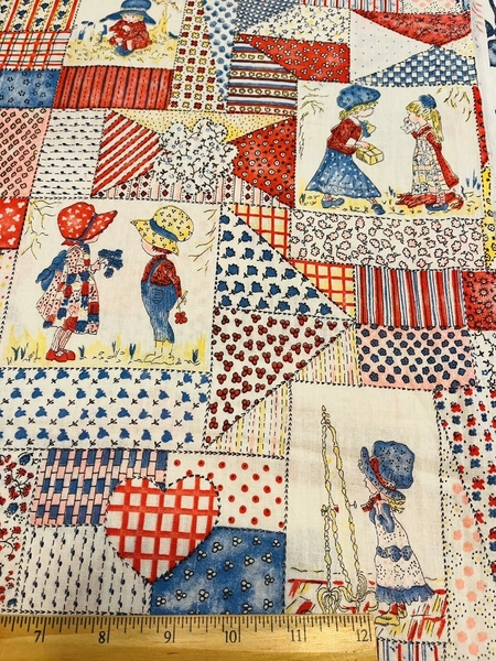 Juvenile Light Weight Fabric Vtg 1960-70s Unbranded Collectible