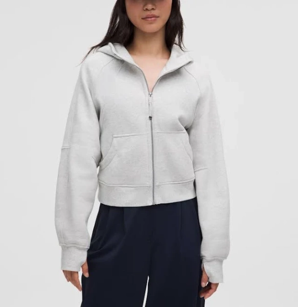 lululemon Women's Scuba Oversized Full-Zip Hoodie - Size XL/XXL | Grey