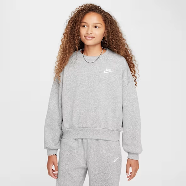 Boys Girls Grey Club Fleece. Nike IL