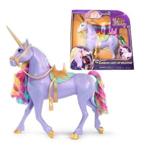 Unicorn Academy Interactive Rainbow Light-up Unicorn Wildstar