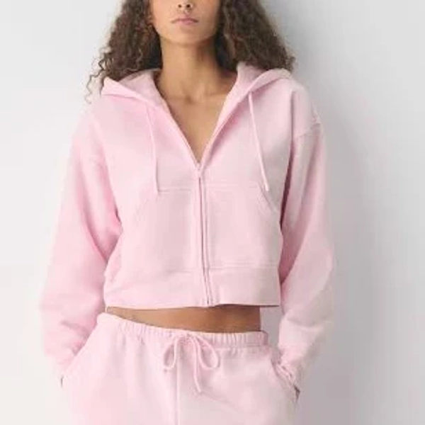 Aritzia Cozy Sweatfleece Boyfriend Boxy Zip Hoodie