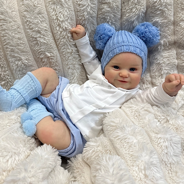 Reborn maddie boy Bonnie brown 3/6 month – Shellys Reborn Dolls