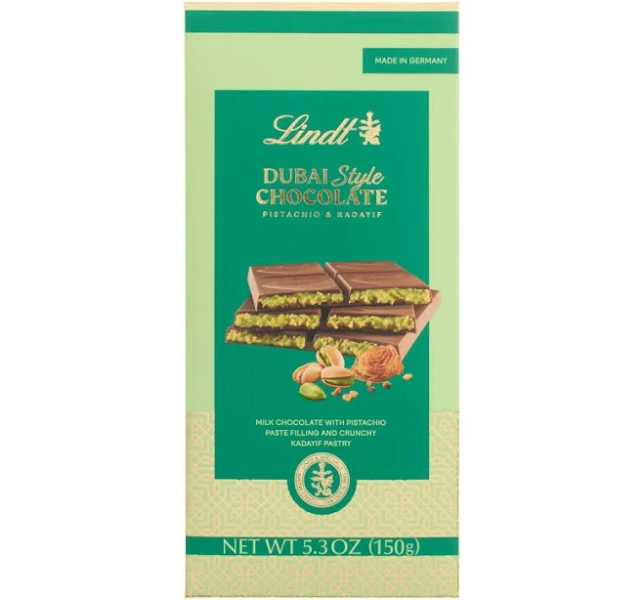 World Market Lindt Dubai Style Milk Chocolate Bar