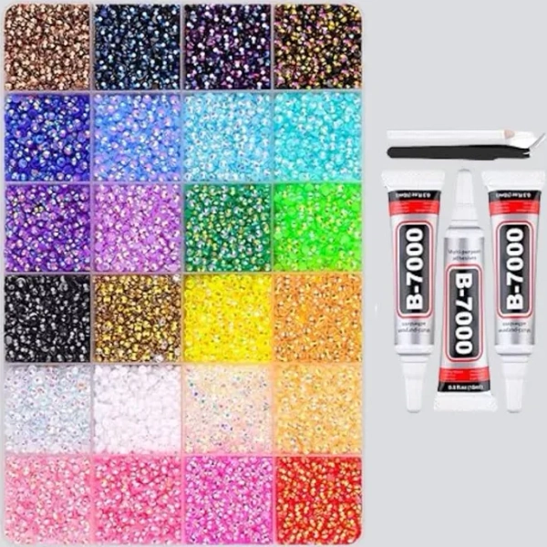 24,000PCS Resin Jelly Rhinestones