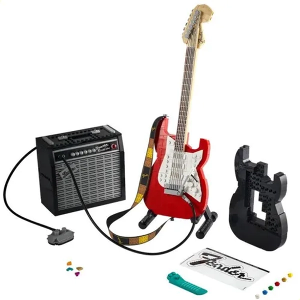Guitarra Elétrica Rock - Block Art - Compatível