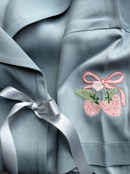 Loves Me Knot Top Dove Blue