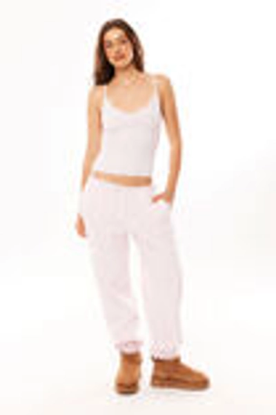 Sia Cuffed Jogger Track Pant - Pink