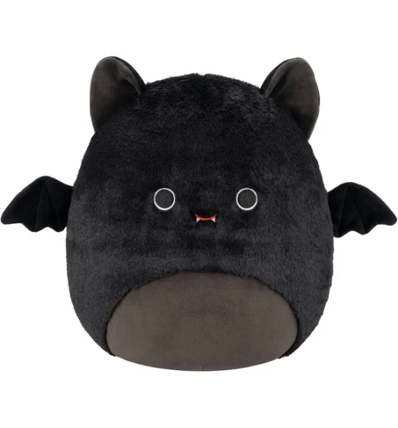 Squishmallows FuzzAMallow Official 12 inch Emily The Black Bat Stuffed Plush Toy