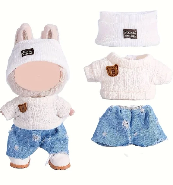 Labubu clothes, La bubu doll clothes, Labubu clothes for labubu doll, Halloween Gift Suitable for Labubu Doll Clothes - Suitable for 6.69-inch / 17