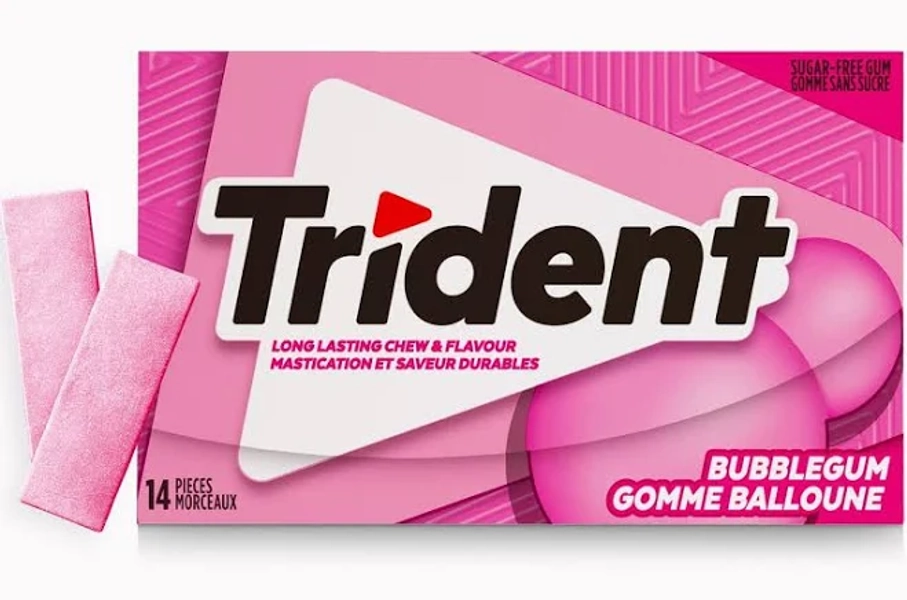 Trident Bubblegum Chewing Gums
