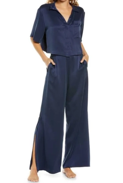 Lunya Women's Washable Silk High Rise Pant Set