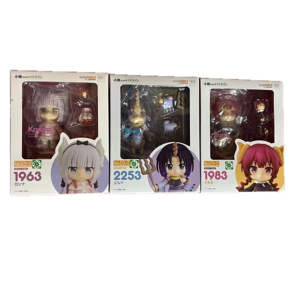 未開封　エルマ　カンナ　イルル　メイドラゴン　ねんどろいど　セット