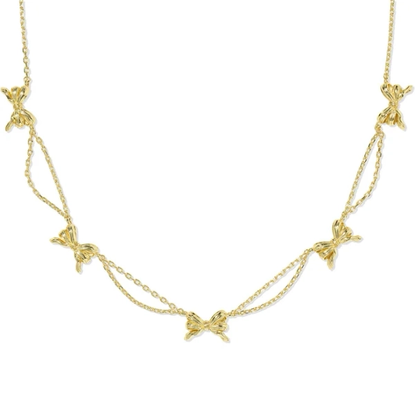 Kendra SCOTT Bow Strand Necklace
