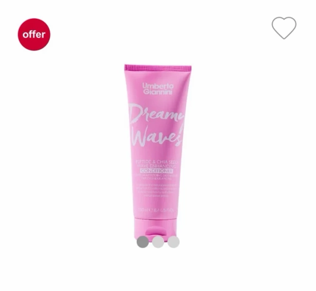 Umberto Giannini Dream Waves Peptide & Chia Seed Wave Enhancing Conditioner 250ml - Boots