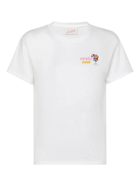 MC2 Saint Barth Emilie cocktail-embellished T-shirt | White | FARFETCH