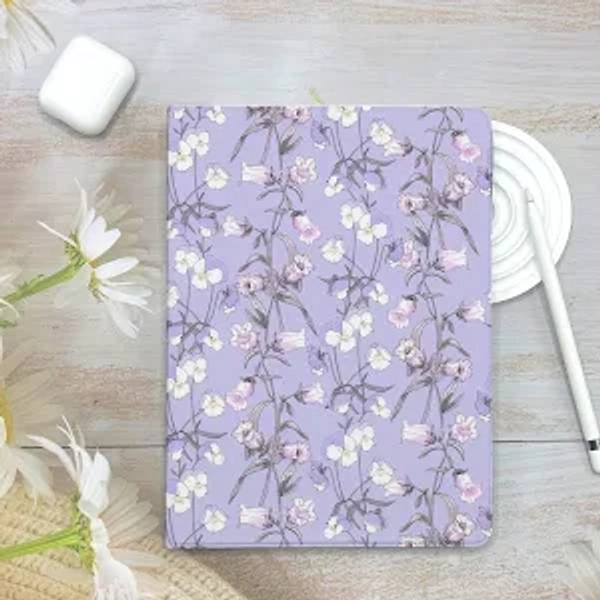 Purple Floral iPad Case