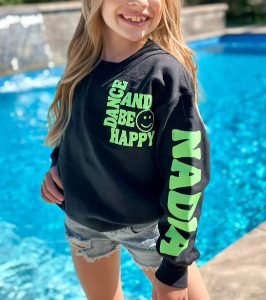Personalized Girls Dance Sweatshirt