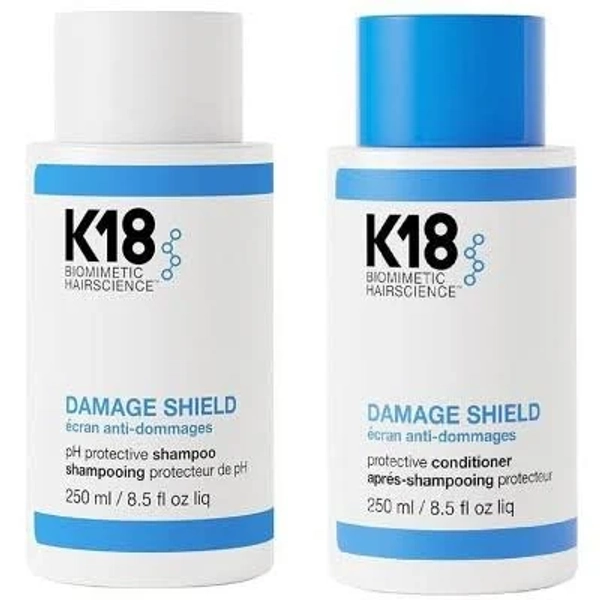 K18 Damage Shield PH Protective Shampoo and Conditioner Duo Kit