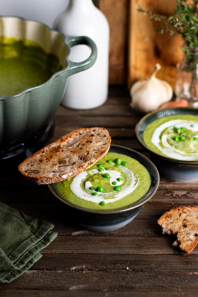 Velouté de petits pois