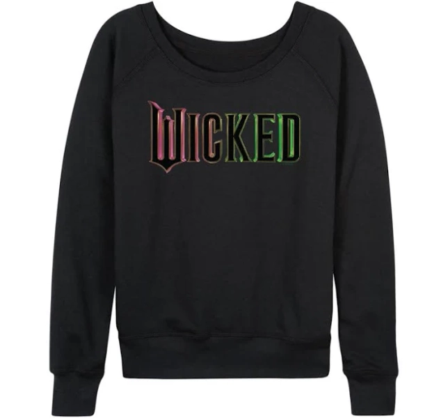 Wicked Theatrical Logo French Terry Pullover Sweatshirt