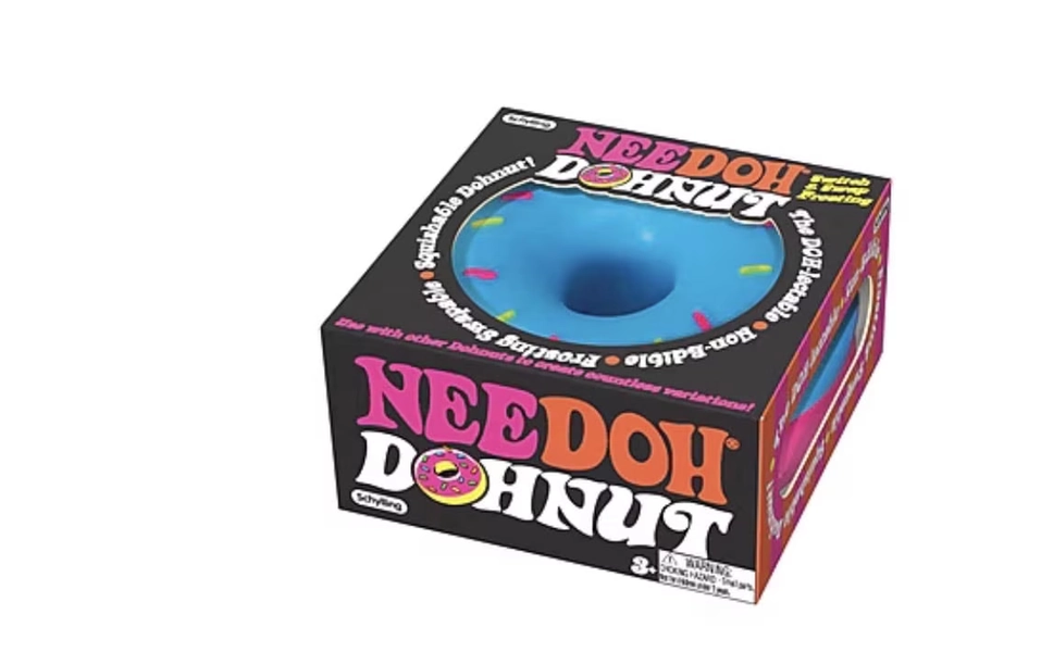 New , trending,  NeeDoh Dohnuts - Sensory Fidget  stress reliever stress ball   - Assorted Colors , mix and match-  (1 chosen at random) - Walmart.com