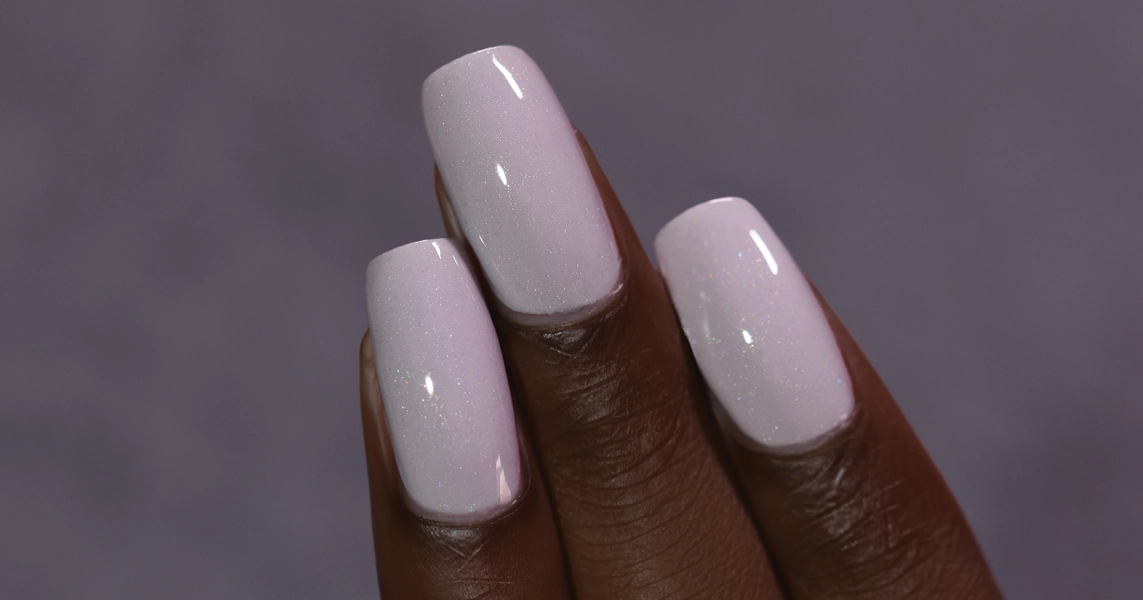 ILNP Vanish - Creamy Dusty Lilac Holographic Nail Polish