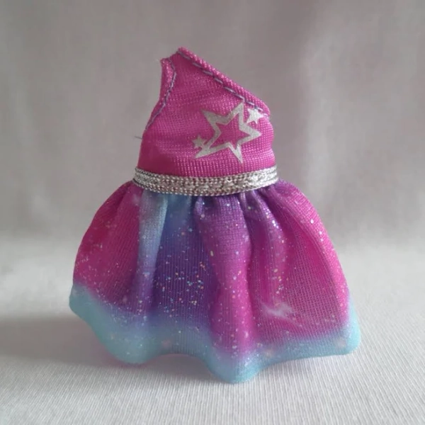 2022 Barbie Chelsea I Can Be Rockstar Doll Pink & Purple Dress ~ Clothing