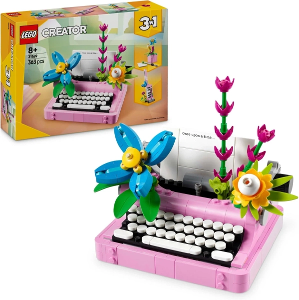LEGO Creator 3 w 1 31169 Maszyna do pisania z kwiatami