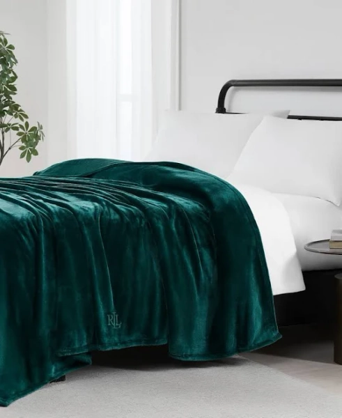 Lauren Ralph Lauren Micromink Plush Blanket