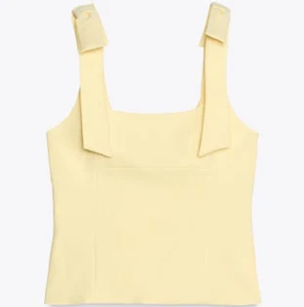 Femme Zara Top Élastique Lacets