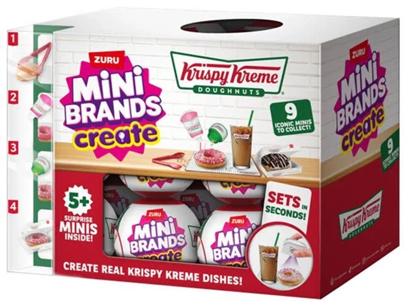 5 Surprise Mini Brands! Create Krispy Kreme Mystery Box