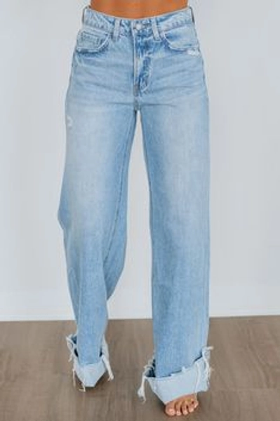 KRIS VERVET JEANS - LIGHT WASH