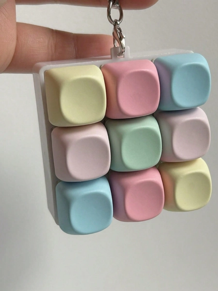 Keyboard Pressure Relief Toy, Keyboard Clicker Keychain, Pressure Relief Toy Button, Adult Stress Relief Gift, Multi-Color Click Keyboard Pressure Relief Toy Keychain - Adult Stress And Anxiety Relief Sensory Toy | Portable Stress Relief Accessory Suitable For Office, School, Commute, Travel | Ideal Gift For Christmas, Birthday, Back To School, Holiday Party And Gift Bags