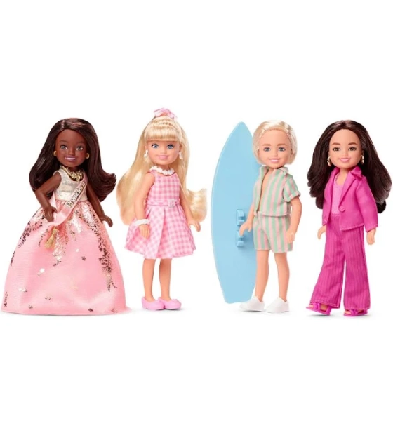 Barbie The Movie Chelsea Collectible 4-Pack