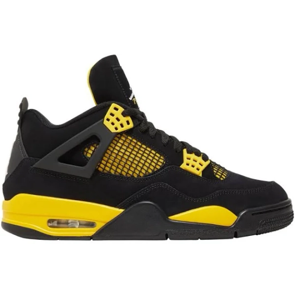 Air Jordan 4 Retro 'Thunder' 2023 | Black | Men's Size 4
