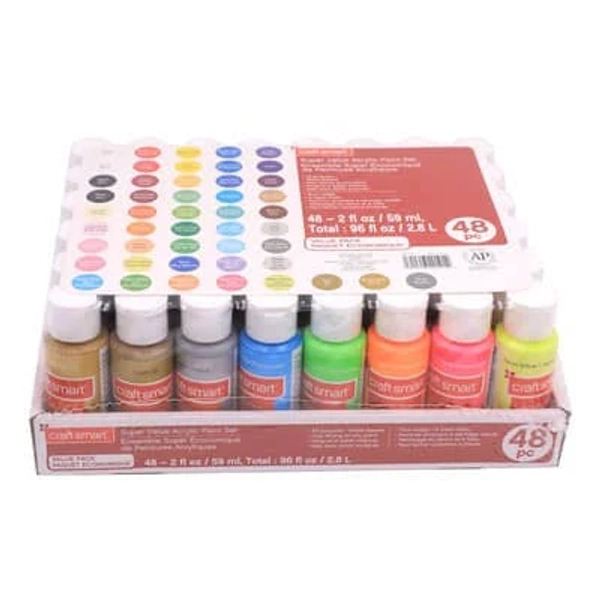Craft Smart Super Value Acrylic Paint Set