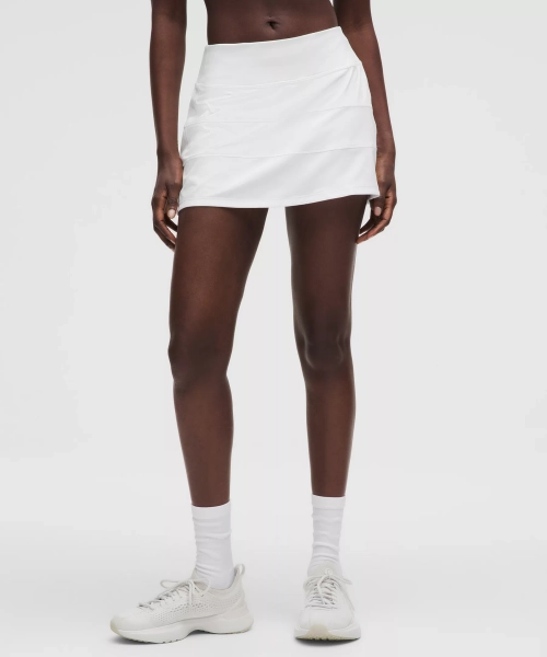 Pace Rival Mid-Rise Skirt *Long - White - 2
