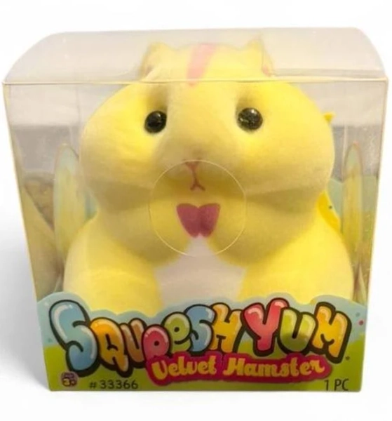 Five Below Squishy Yum Velvet Hamster - Yellow Learning Toy